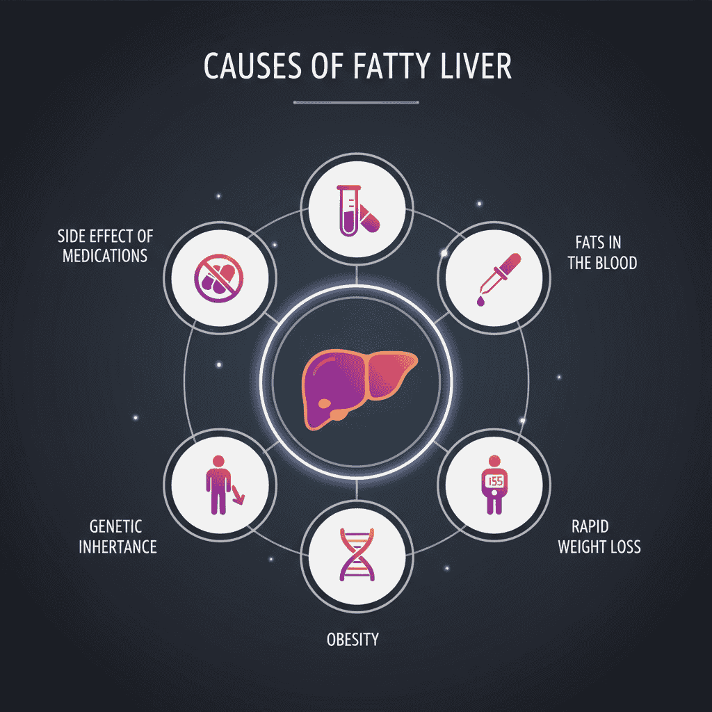Fatty Liver infographic